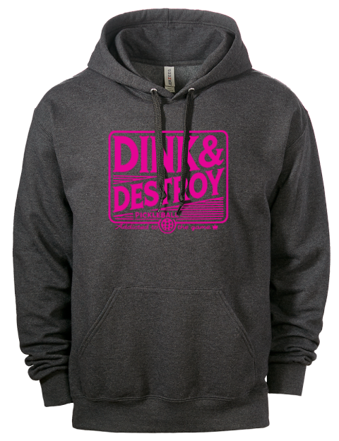 Pickleball Big Dink Eco Premium Unisex Hooded Sweatshirt