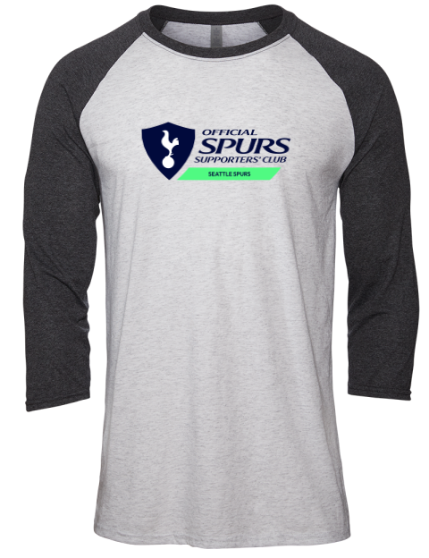 Seattle Spurs Unisex Premium Three-Quarter Raglan T-Shirt