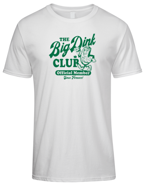 Pickleball Big Dink Premium Ring-Spun Cotton Unisex T-Shirt