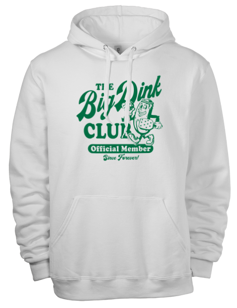 Pickleball Big Dink Eco Premium Unisex Hooded Sweatshirt