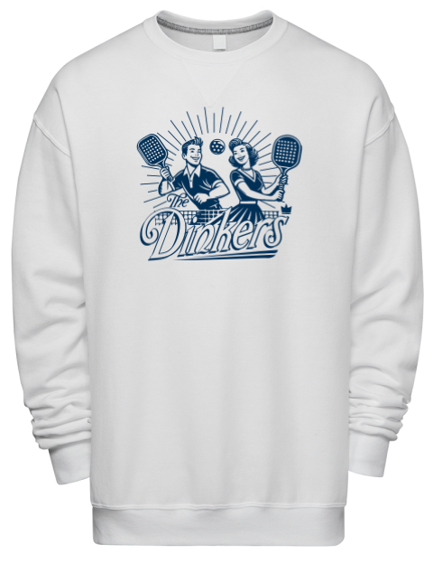 Pickleball Big Dink Premium Unisex Crewneck Sweatshirt