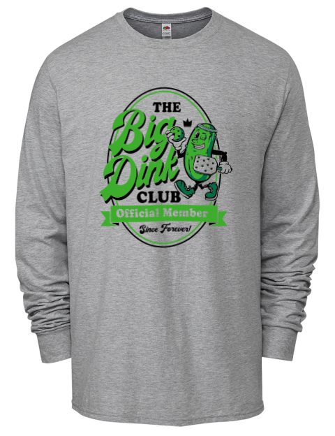 Pickleball Big Dink Men's Long-Sleeve T-Shirt