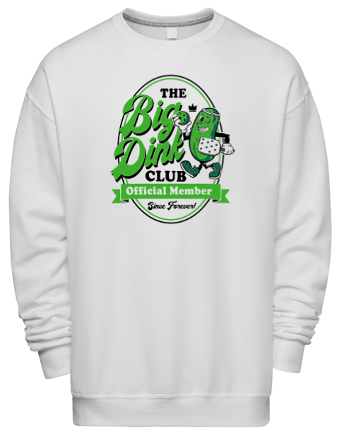 Pickleball Big Dink Premium Unisex Crewneck Sweatshirt