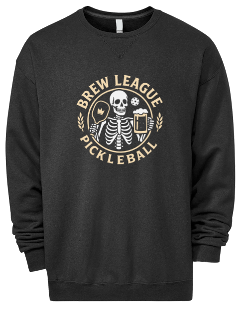 Pickleball Brew League Premium Unisex Crewneck Sweatshirt