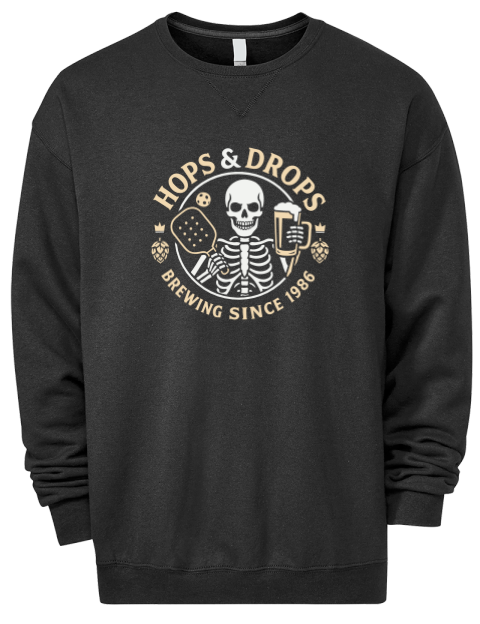 Pickleball Brew League Premium Unisex Crewneck Sweatshirt