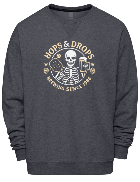 Pickleball Brew League Premium Unisex Crewneck Sweatshirt