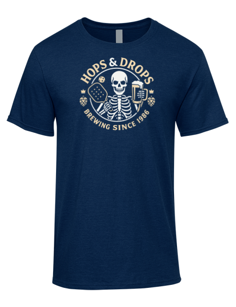 Pickleball Brew League Premium Ring-Spun Cotton Unisex T-Shirt