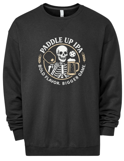 Pickleball Brew League Premium Unisex Crewneck Sweatshirt