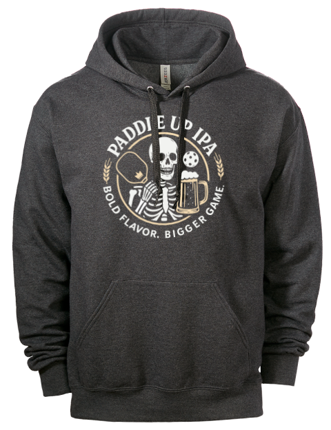 Pickleball Brew League Eco Premium Unisex Hooded Sweatshirt