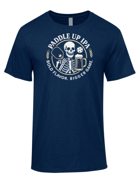 Pickleball Brew League Premium Ring-Spun Cotton Unisex T-Shirt