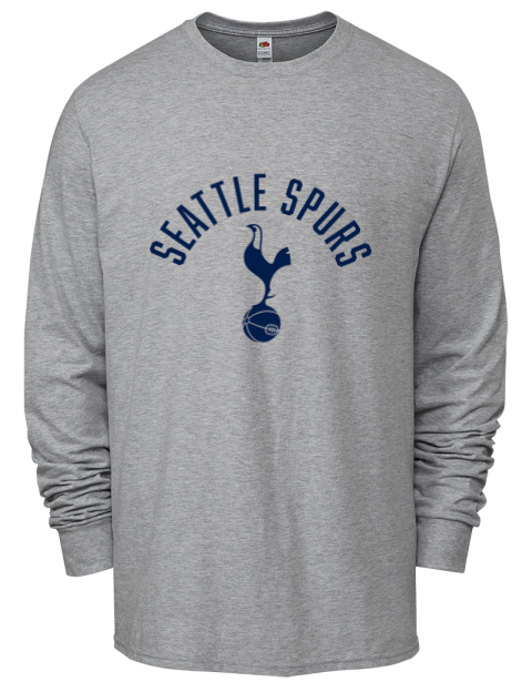 Classic Seattle Spurs Men's Long-Sleeve T-Shirt | Swagsta