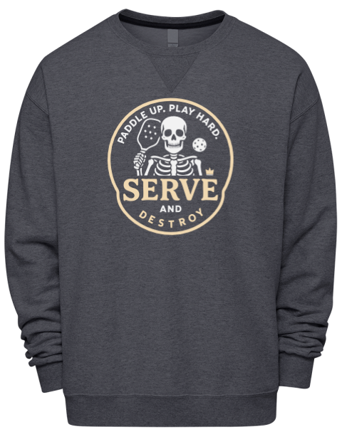 Pickleball Brew League Premium Unisex Crewneck Sweatshirt