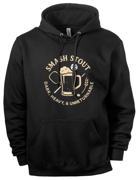 Pickleball Brew League Eco Premium Unisex Hooded Sweatshirt