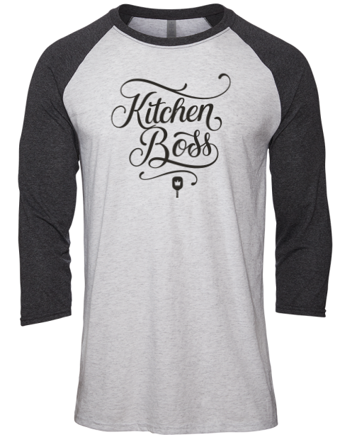 Pickleball Pretty Badass Unisex Premium Three-Quarter Raglan T-Shirt