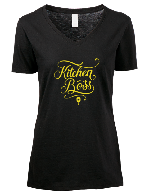 Pickleball Pretty Badass Premium Ladies V-Neck T-Shirt