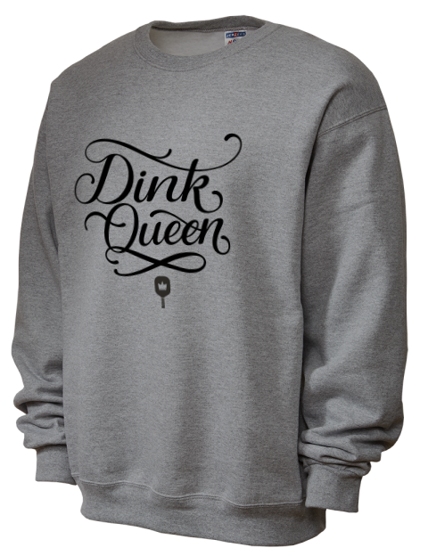 Pickleball Pretty Badass Unisex Crewneck Sweatshirt