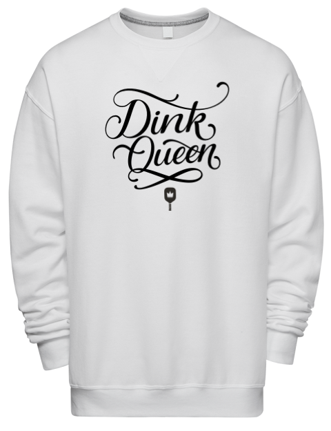 Pickleball Pretty Badass Premium Unisex Crewneck Sweatshirt