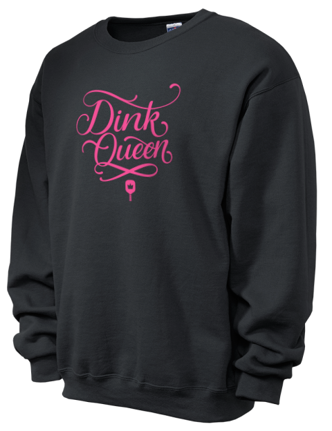 Pickleball Pretty Badass Unisex Crewneck Sweatshirt