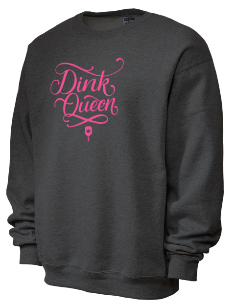 Pickleball Pretty Badass Unisex Crewneck Sweatshirt