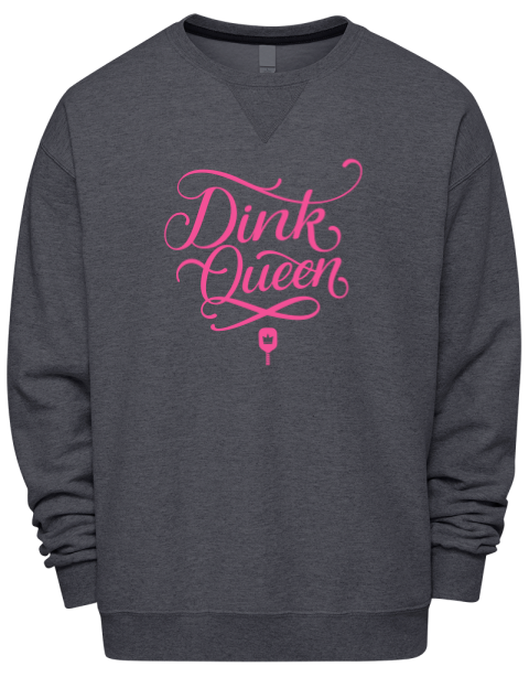 Pickleball Pretty Badass Premium Unisex Crewneck Sweatshirt