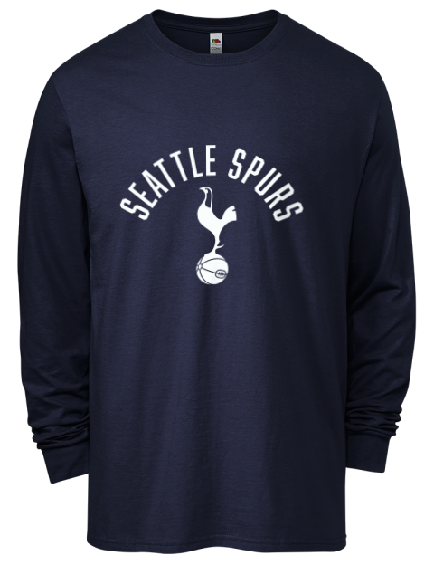Arched Edition Seattle Spurs Men's Long-Sleeve T-Shirt | Swagsta