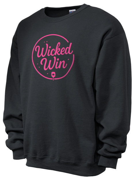 Pickleball Pretty Badass Unisex Crewneck Sweatshirt