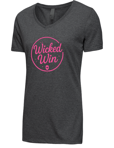 Pickleball Pretty Badass Premium Ladies V-Neck T-Shirt