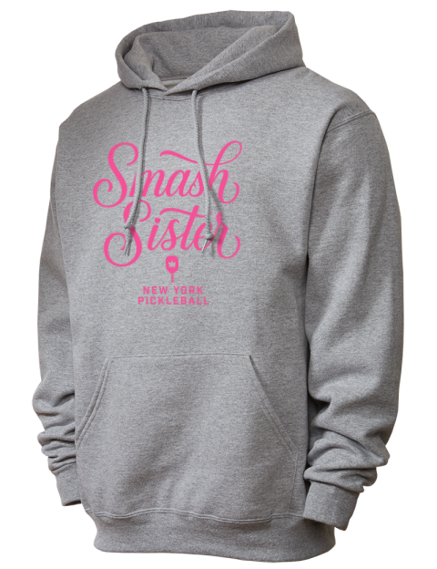 Pickleball Pretty Badass Unisex Hooded Sweatshirt