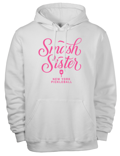 Pickleball Pretty Badass Eco Premium Unisex Hooded Sweatshirt