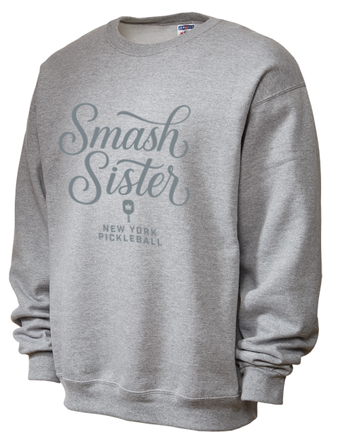 Pickleball Pretty Badass Unisex Crewneck Sweatshirt