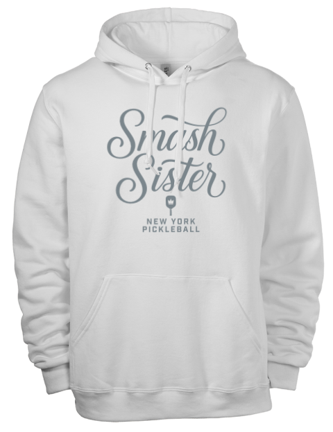 Pickleball Pretty Badass Eco Premium Unisex Hooded Sweatshirt