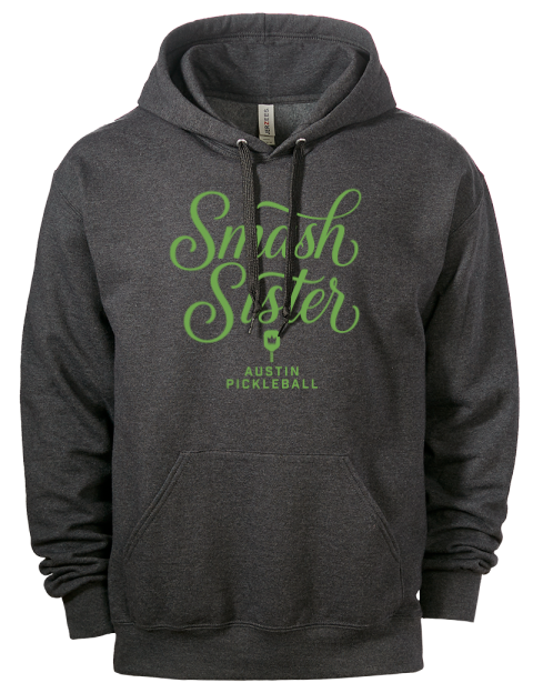Pickleball Pretty Badass Eco Premium Unisex Hooded Sweatshirt