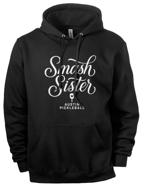 Pickleball Pretty Badass Eco Premium Unisex Hooded Sweatshirt