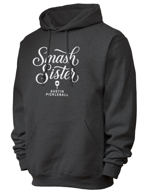 Pickleball Pretty Badass Unisex Hooded Sweatshirt