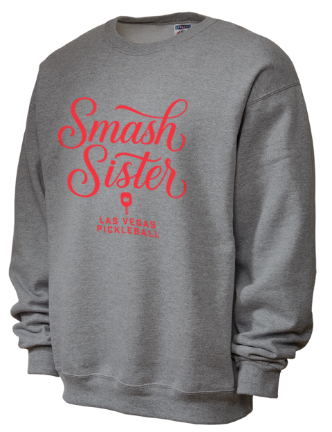 Pickleball Pretty Badass Unisex Crewneck Sweatshirt
