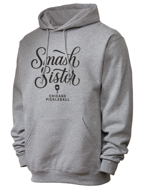 Pickleball Pretty Badass Unisex Hooded Sweatshirt