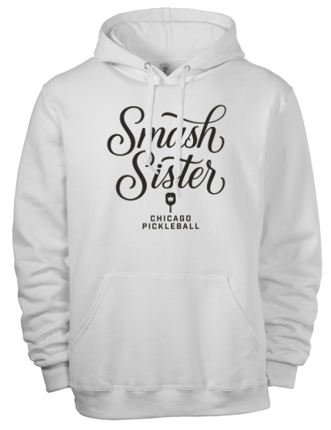 Pickleball Pretty Badass Eco Premium Unisex Hooded Sweatshirt