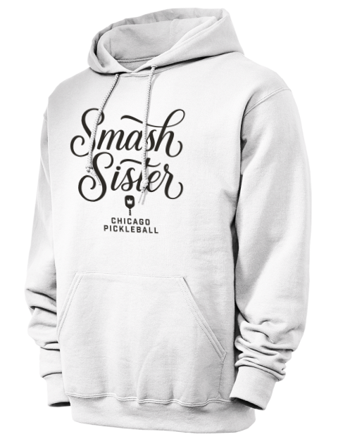 Pickleball Pretty Badass Unisex Hooded Sweatshirt