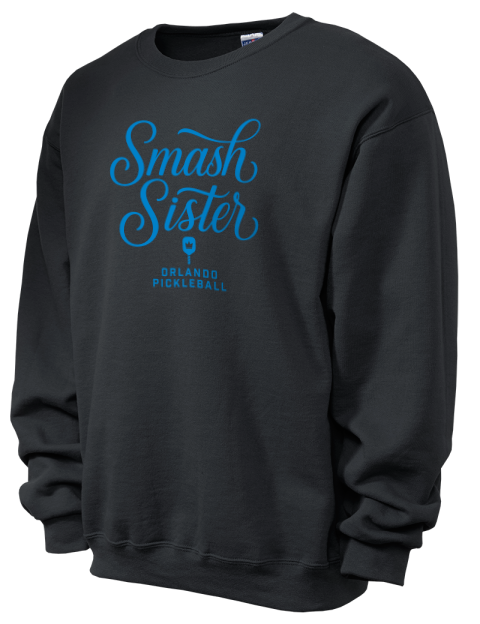 Pickleball Pretty Badass Unisex Crewneck Sweatshirt