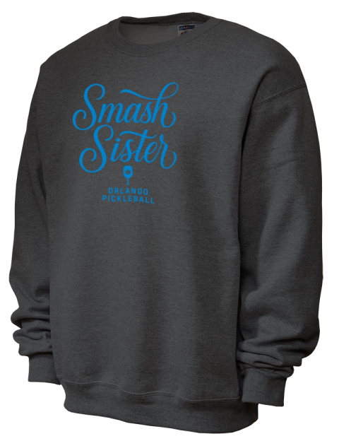 Pickleball Pretty Badass Unisex Crewneck Sweatshirt