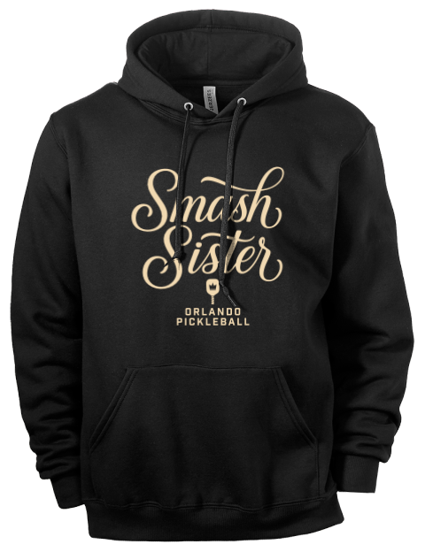 Pickleball Pretty Badass Eco Premium Unisex Hooded Sweatshirt