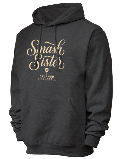 Pickleball Pretty Badass Unisex Hooded Sweatshirt
