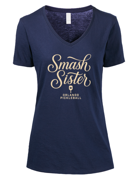 Pickleball Pretty Badass Premium Ladies V-Neck T-Shirt