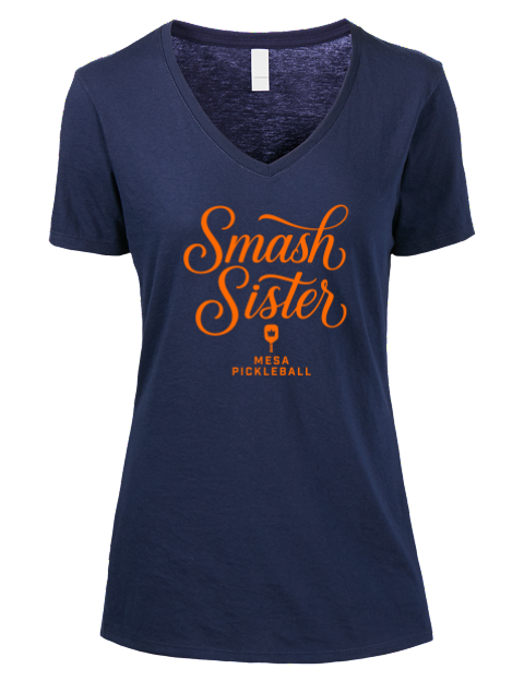 Pickleball Pretty Badass Premium Ladies V-Neck T-Shirt