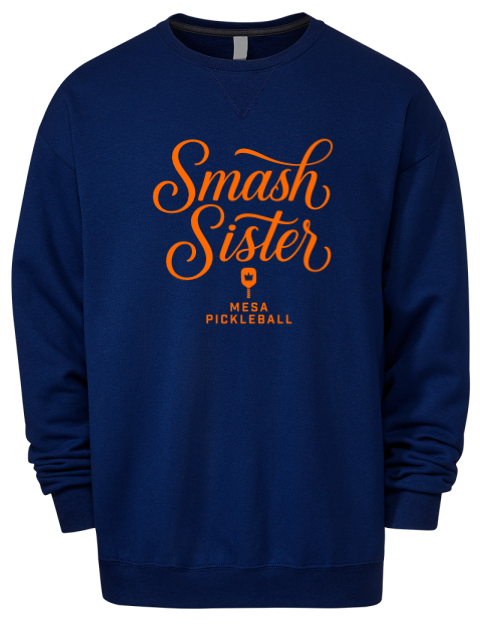 Pickleball Pretty Badass Premium Unisex Crewneck Sweatshirt