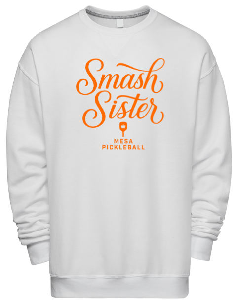 Pickleball Pretty Badass Premium Unisex Crewneck Sweatshirt