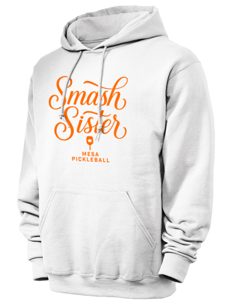 Pickleball Pretty Badass Unisex Hooded Sweatshirt
