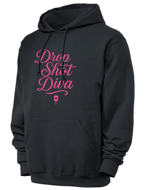 Pickleball Pretty Badass Unisex Hooded Sweatshirt