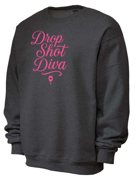 Pickleball Pretty Badass Unisex Crewneck Sweatshirt