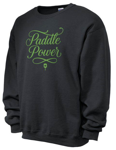 Pickleball Pretty Badass Unisex Crewneck Sweatshirt